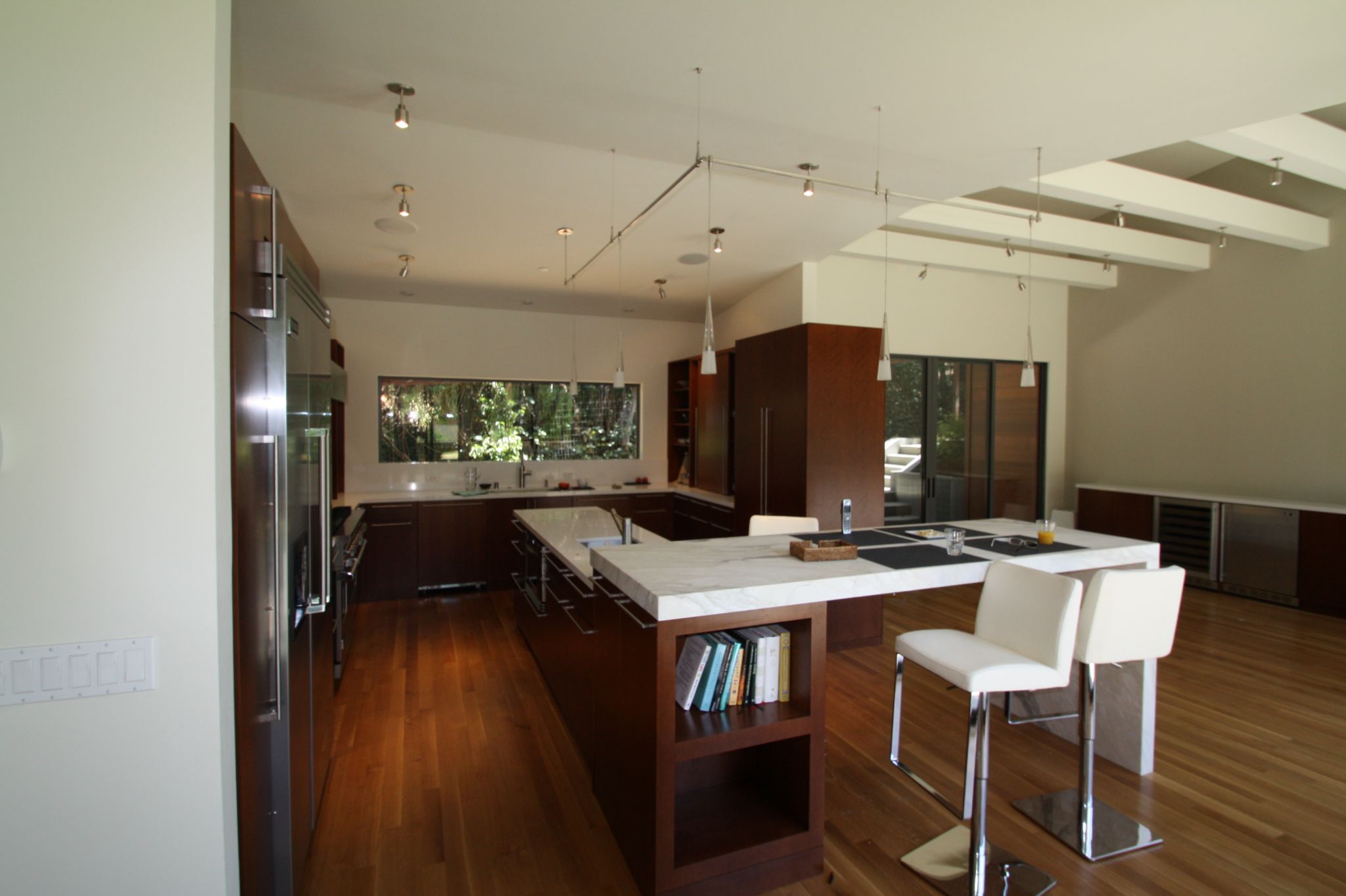 Ktichen and Dining Area of New Custom Home in Mill Valley CA