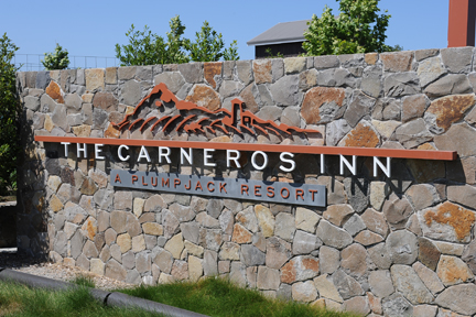 Entry Sign at Carneros Inn