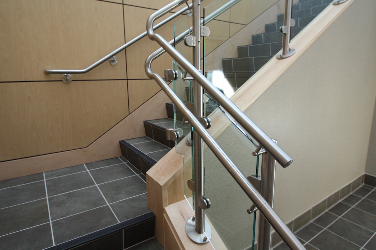 Interior Staircase of Green Building Construction for Twin Cities Police