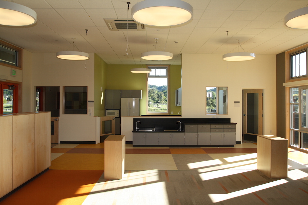 Interior of College of Marin Child Study Center Building