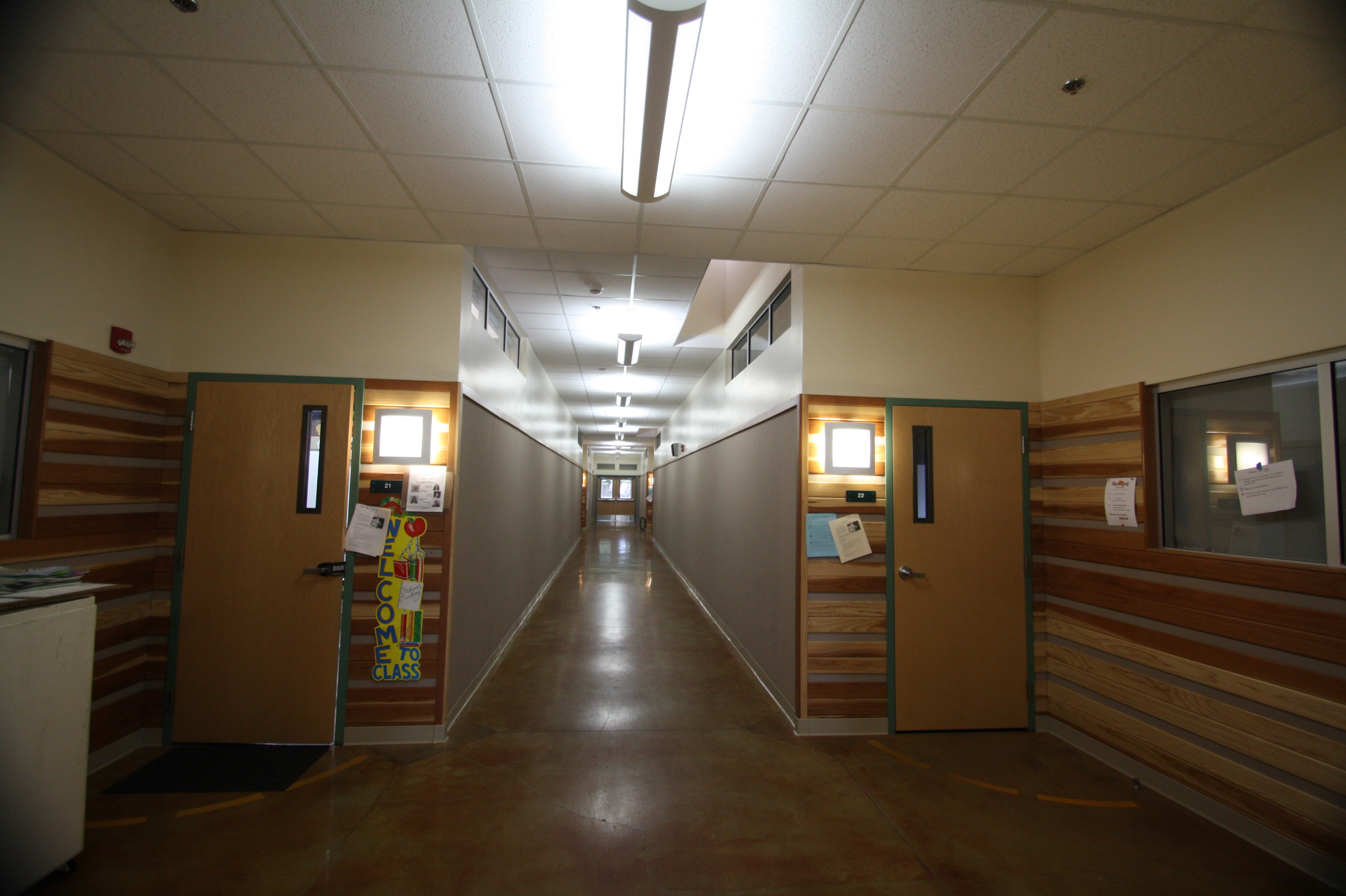 Ohlone Elementary School Classroom Hallway