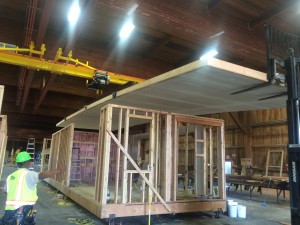 Multi Family Modular Home Under Construction in California
