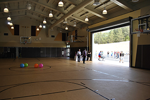 Interior of Modular Multipurpose Building at the California Montessori Project Shingle Springs Campus