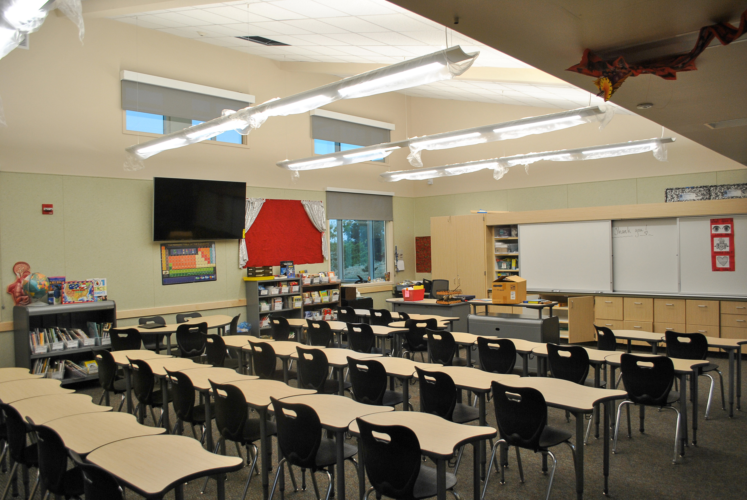 Thomas Page Academy Modular Classroom Interior