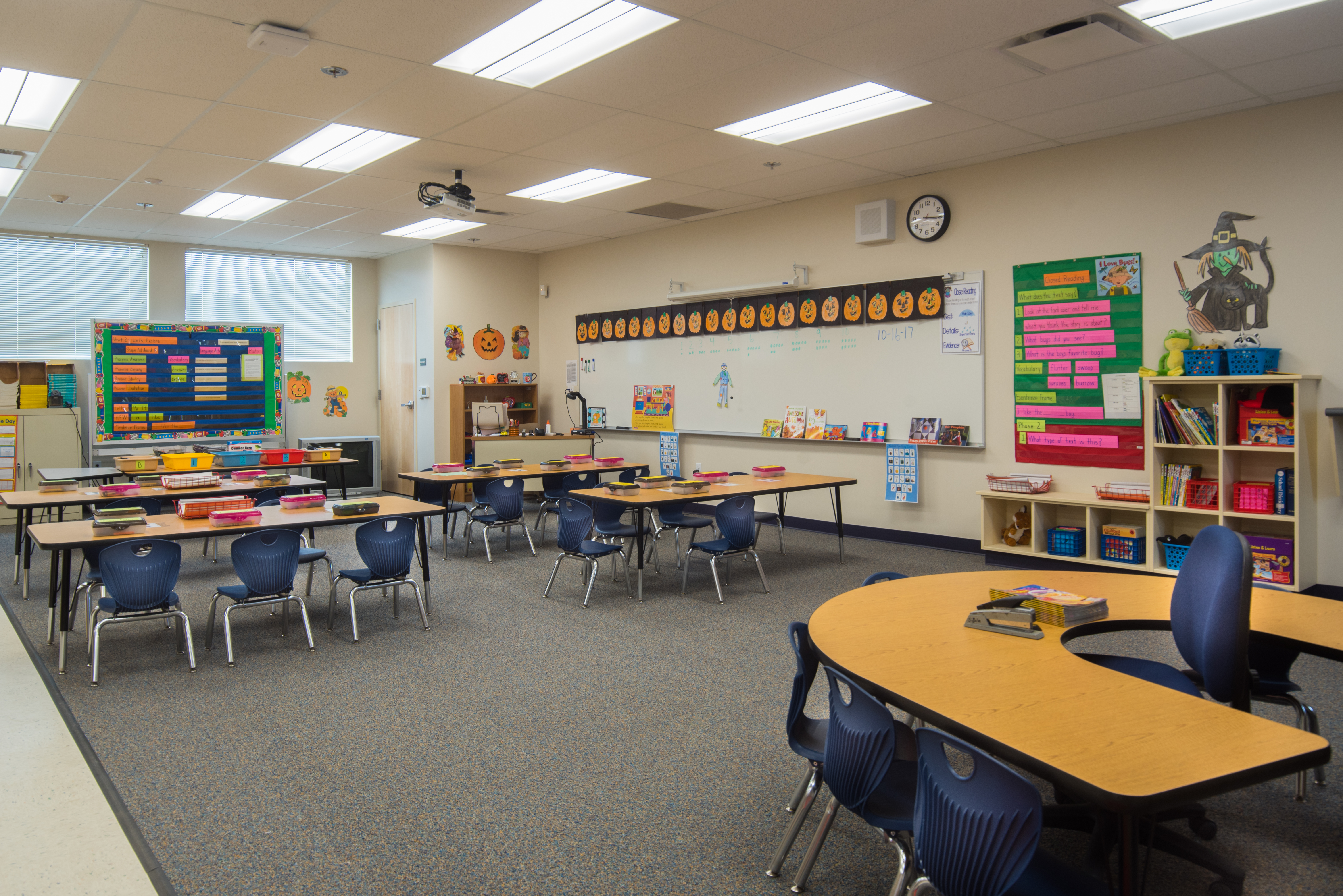 Fremont Elementary School 2-Story Modular Classroom Building Interior