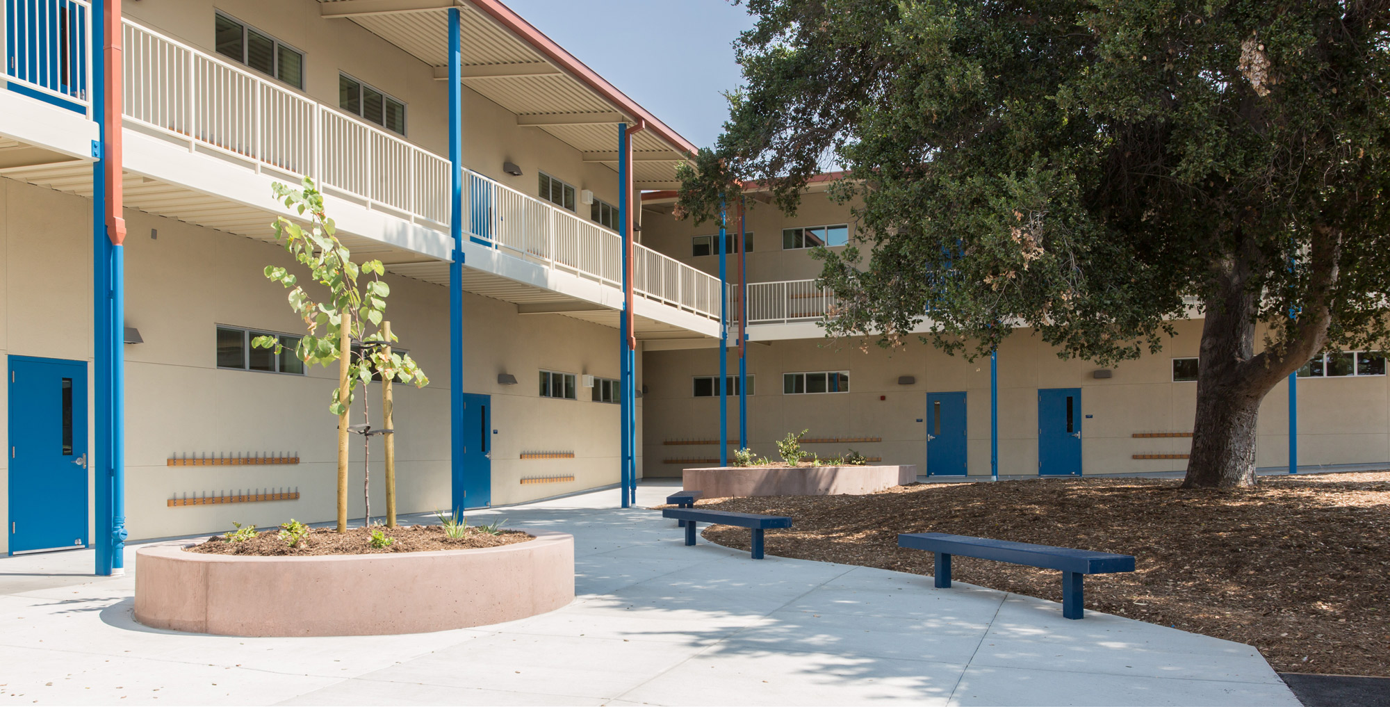 Warm Springs Elementary School Courtyard