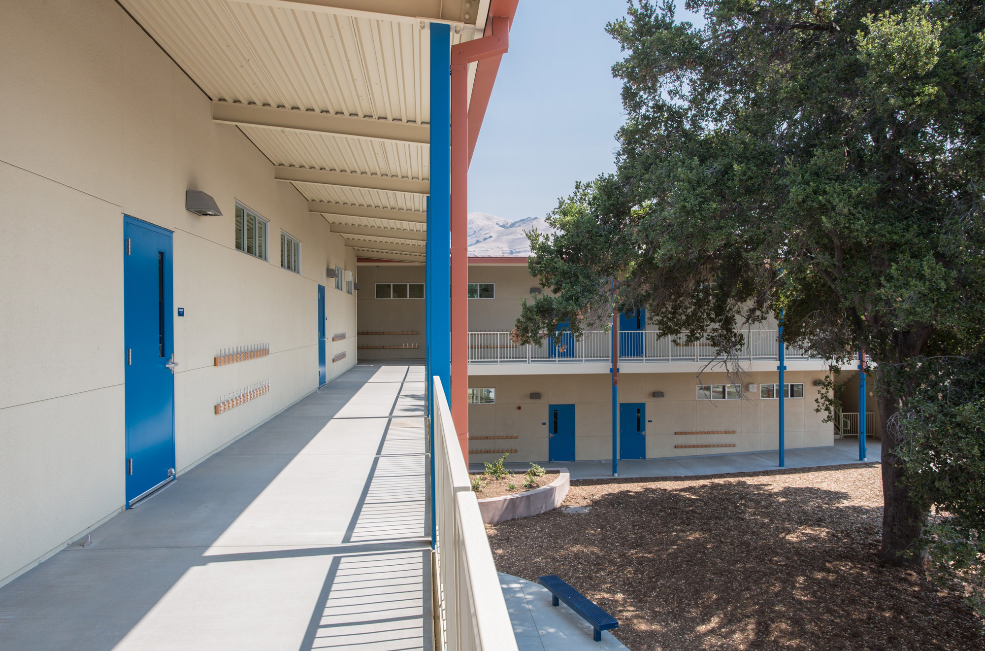 Warm Springs Elementary School 2nd Story Exterior Hallway