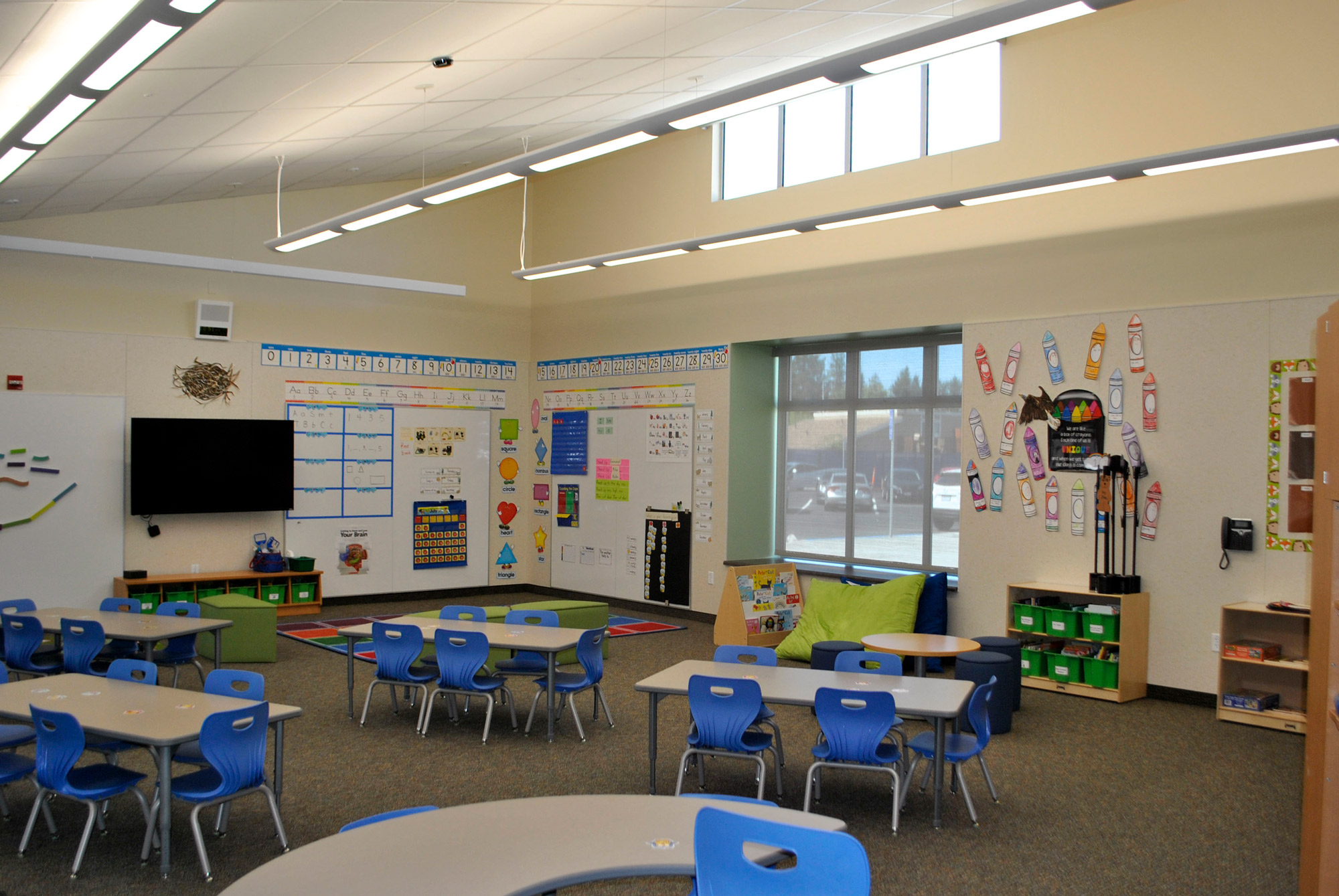 Richard Crane Elementary School Classroom Interior