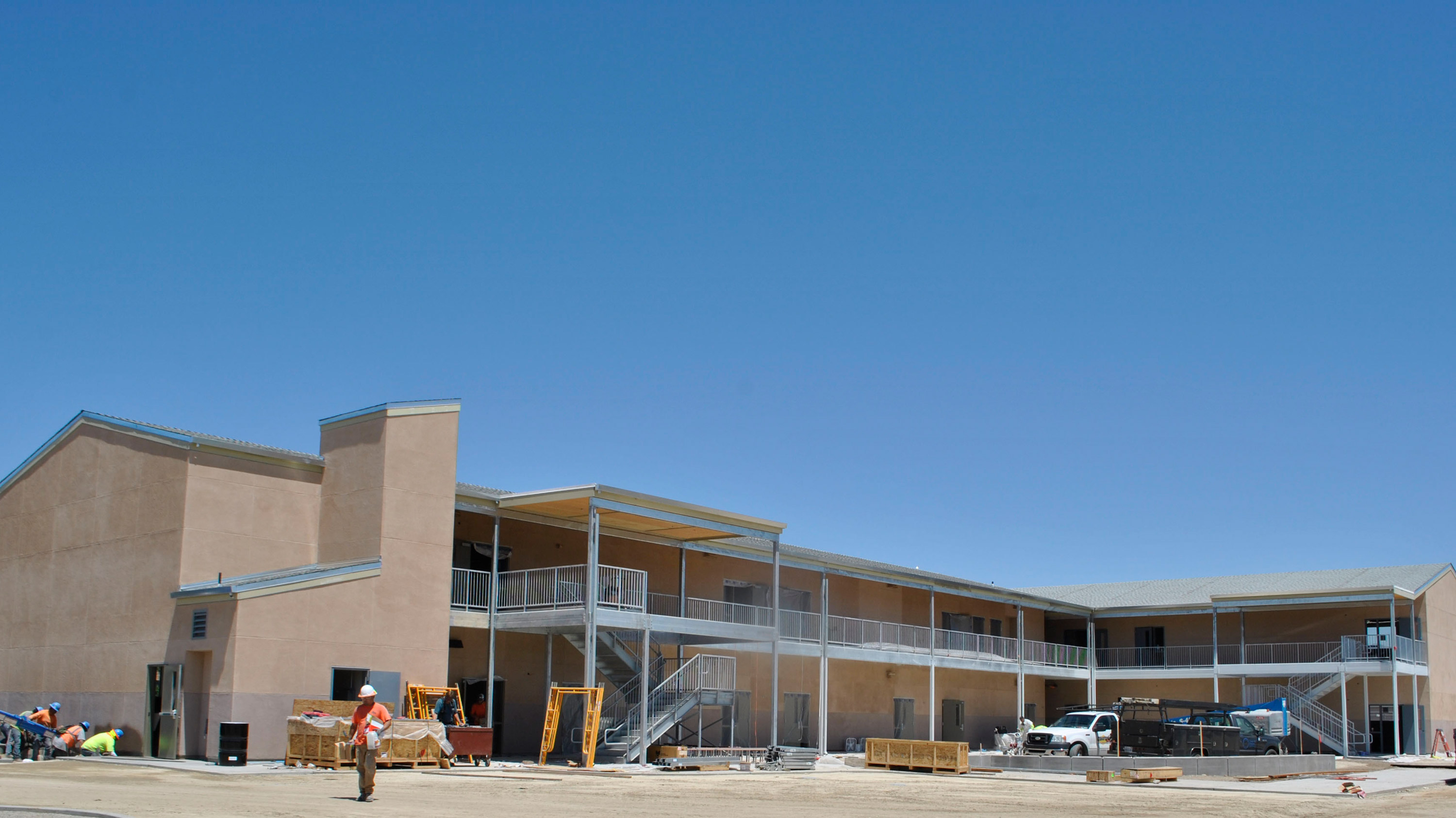 Fremont Elementary School in Salinas, CA - Exterior Under Construction