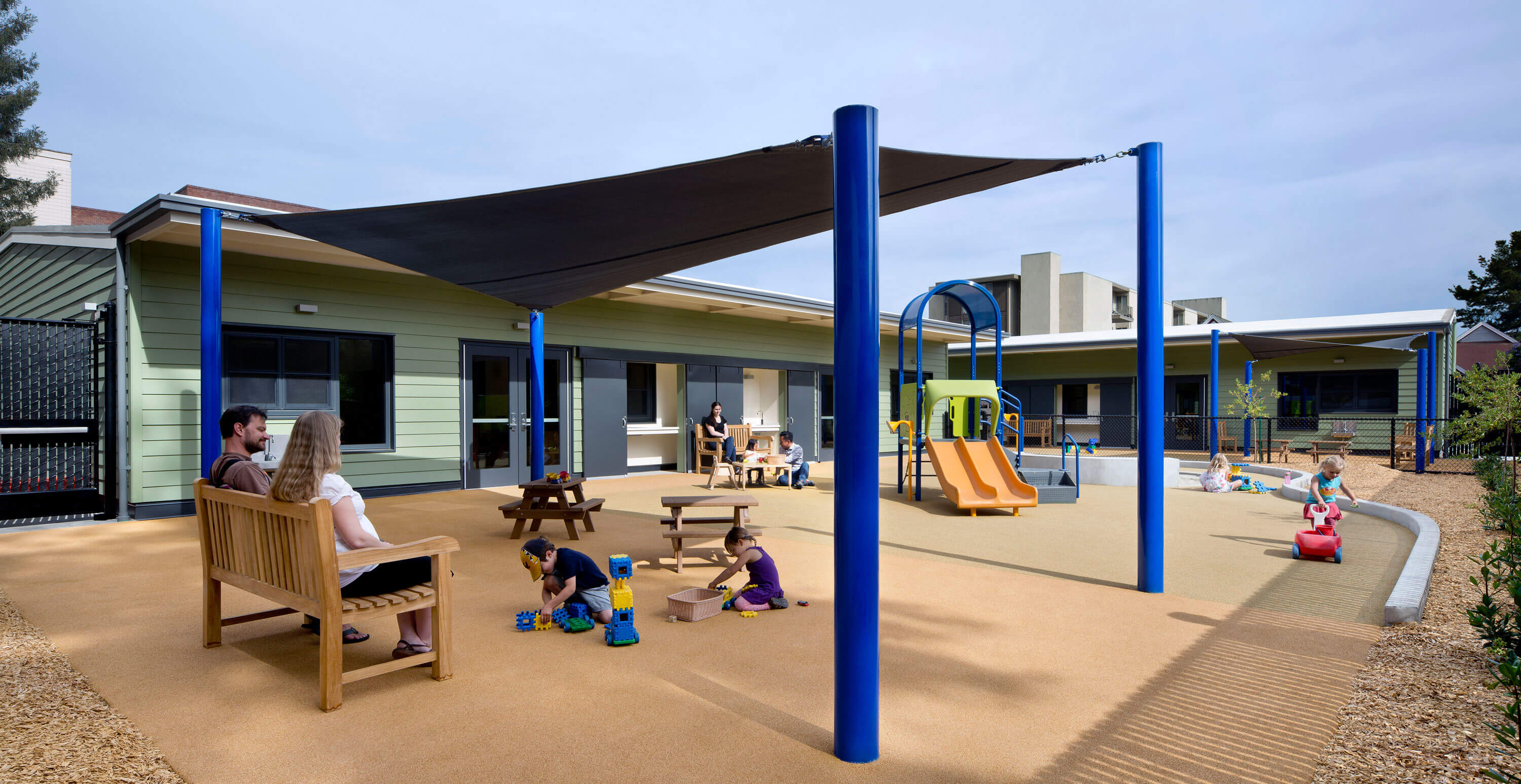 Modular Classroom Outdoor Play Area