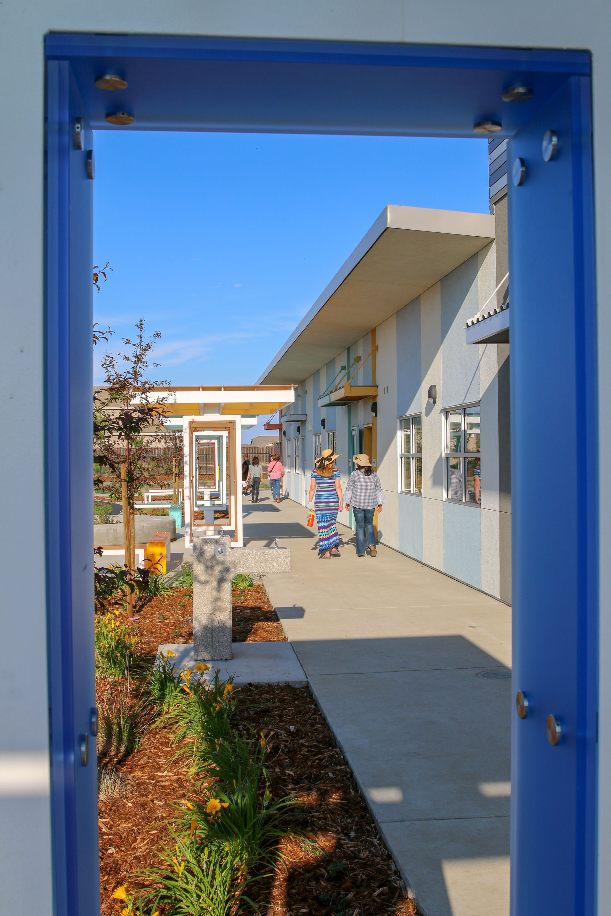 Spring Lake Elementary School Classroom Exterior Walkway