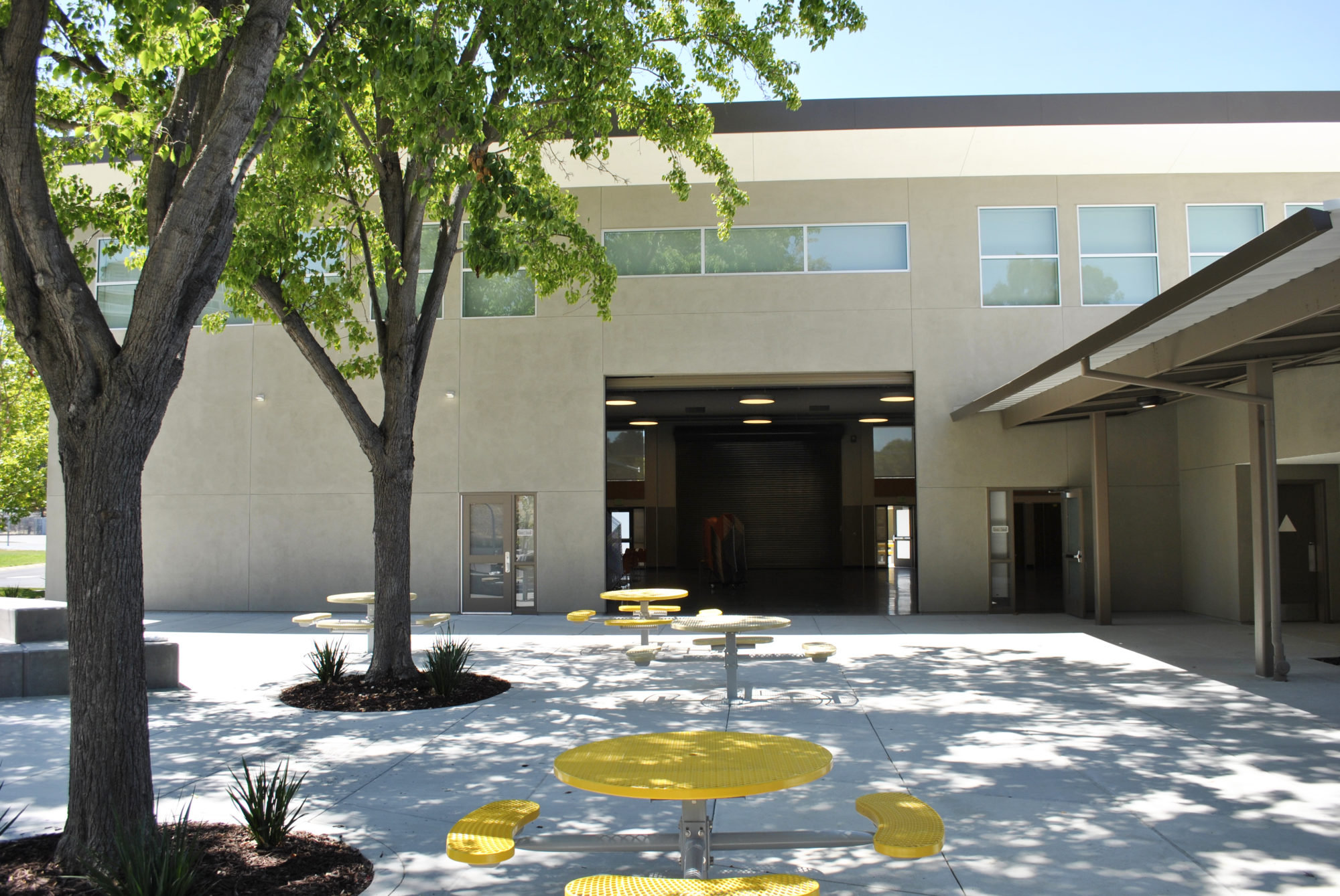 Tice Creek K-8 School Mulitpurpose Building Exterior Courtyard