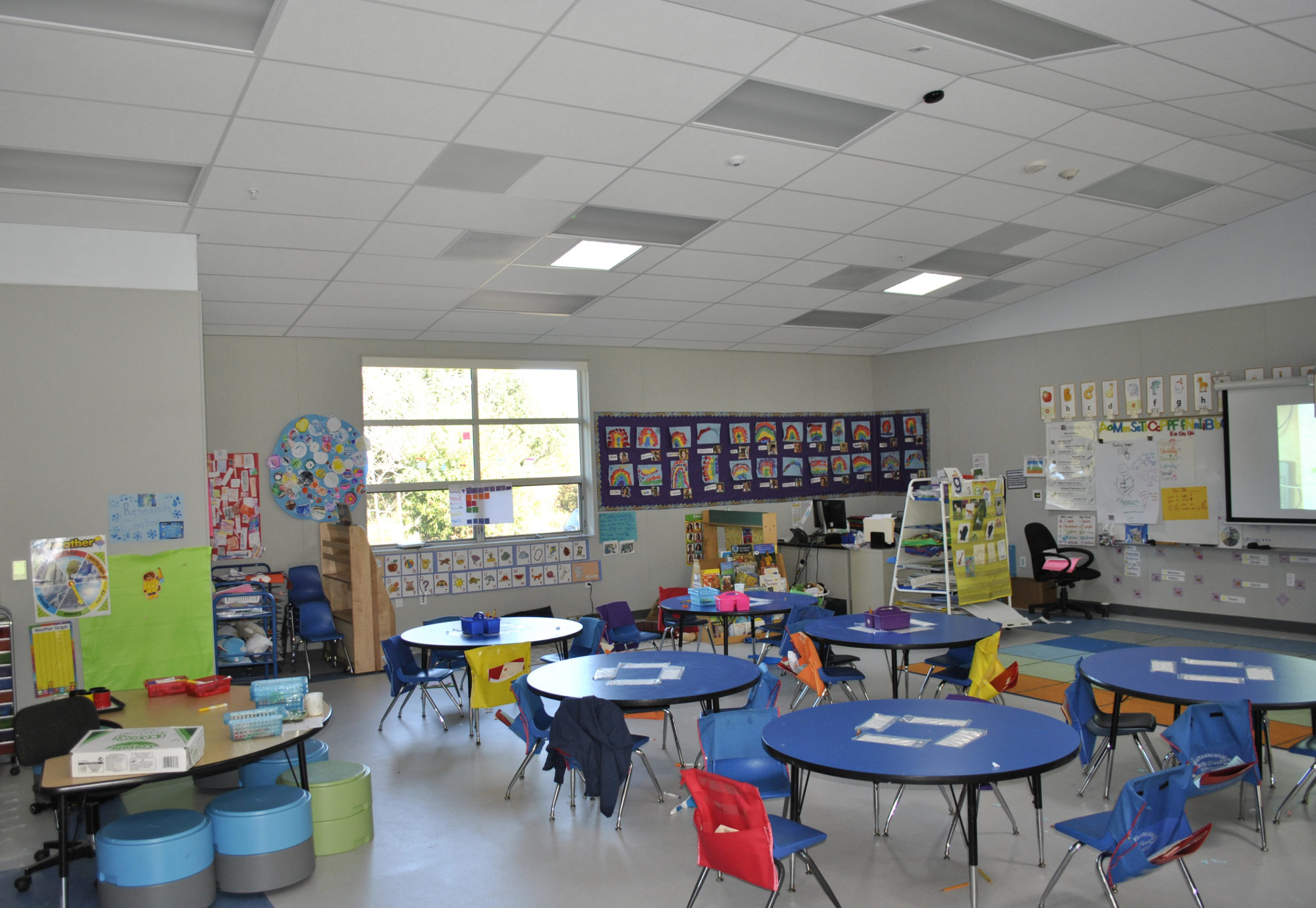 San Pedro Elementary School Classroom Interior