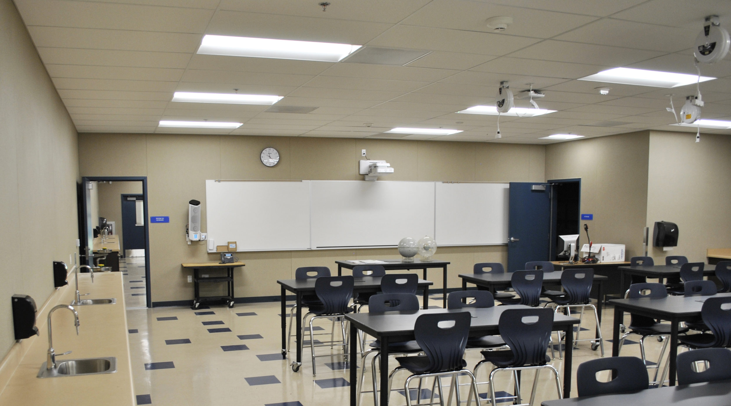 Edna Hill Middle School Science Classroom