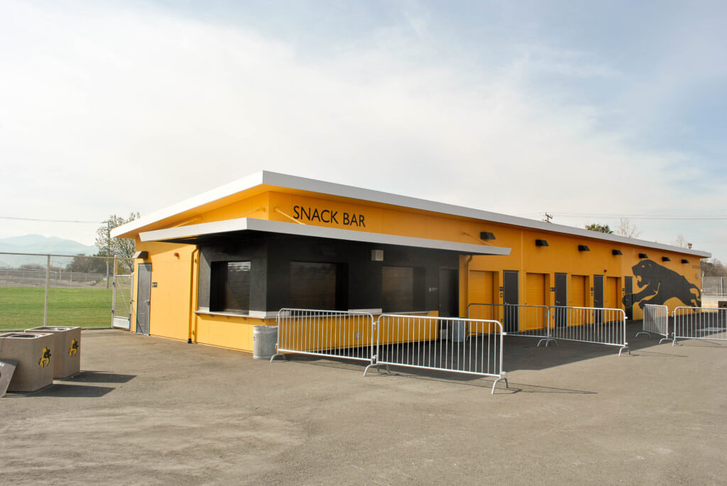 Concessions stand at Antioch High School's football field.